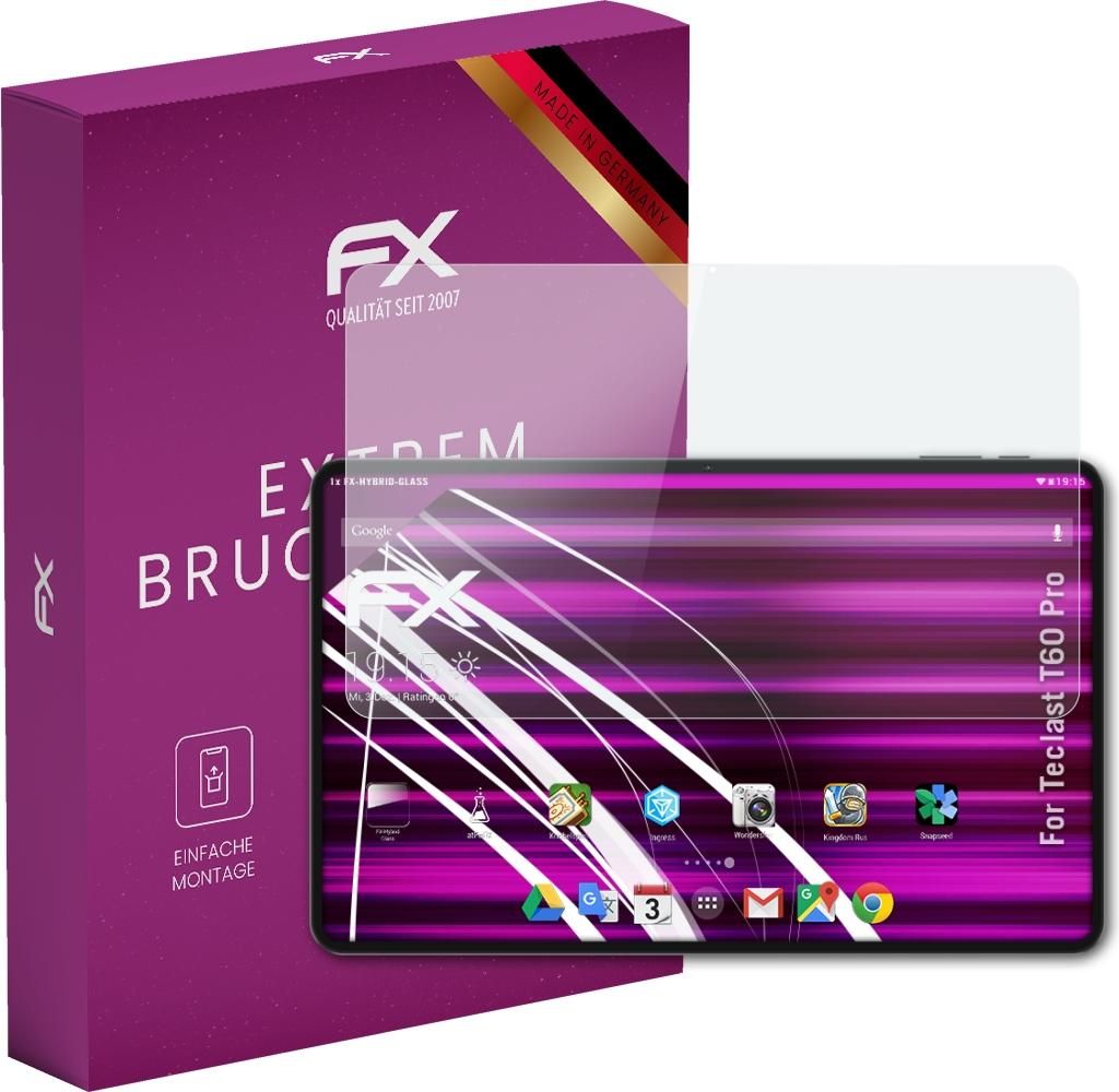 atFoliX FX-Hybrid-Glass Displayfolie kompatibel mit Teclast T60 Pro Glasfolie