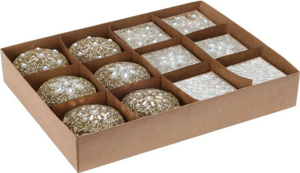 Lot de 144 boîtes à dragées dorées 7x4 cm pour mariage et réception