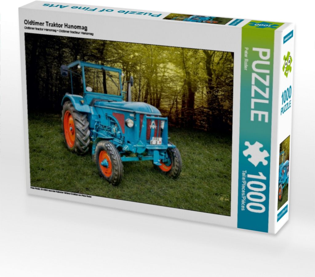 Calvendo Oldtimer Traktor Hanomag 1000 Teile Puzzle quer 640x480mm, Roder Peter; 7302263