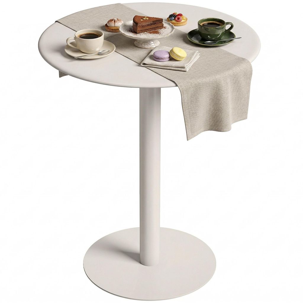 Tische -Gartentische -Balkontische -Couchtische -Runde Tische -Esstisch -Runder Küchentisch -Couchtisch für den Außenbereich -60 cm Durchmesser ...