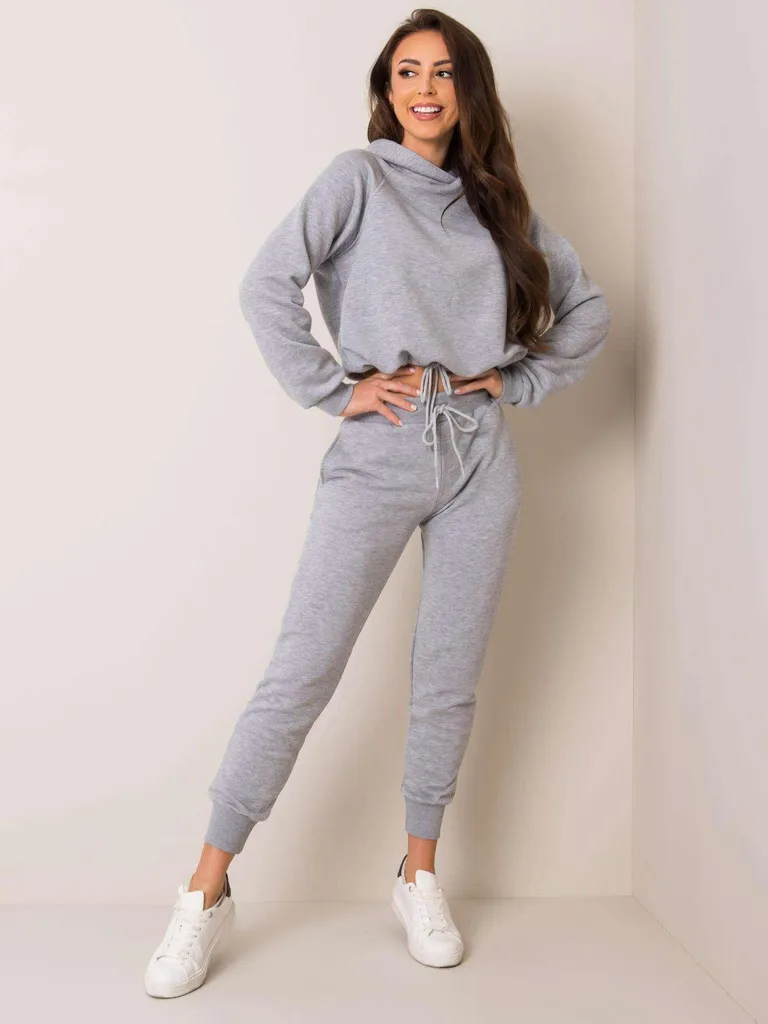 Ensemble Basic Feel Good Polly Gris M - Tenue Homewear Femme Confort