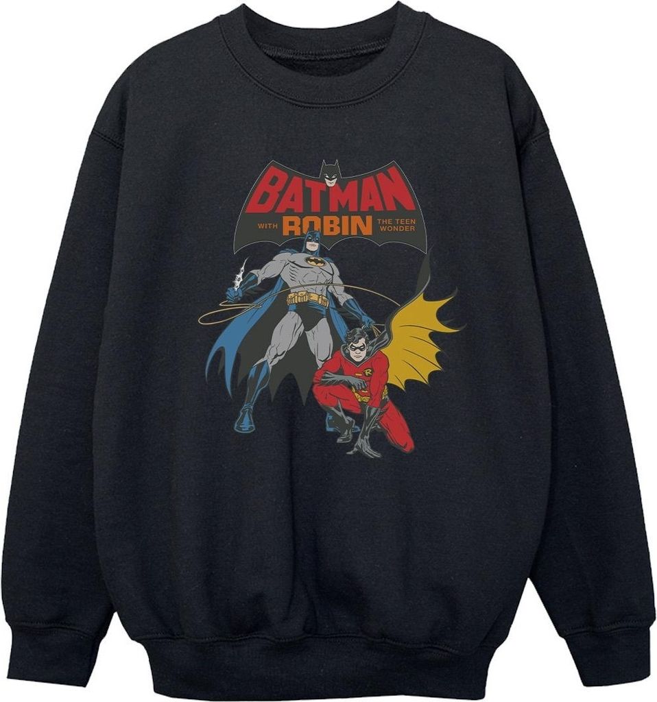 DC Comics - Sweatshirt für Mädchen BI8935 (128) (Schwarz)