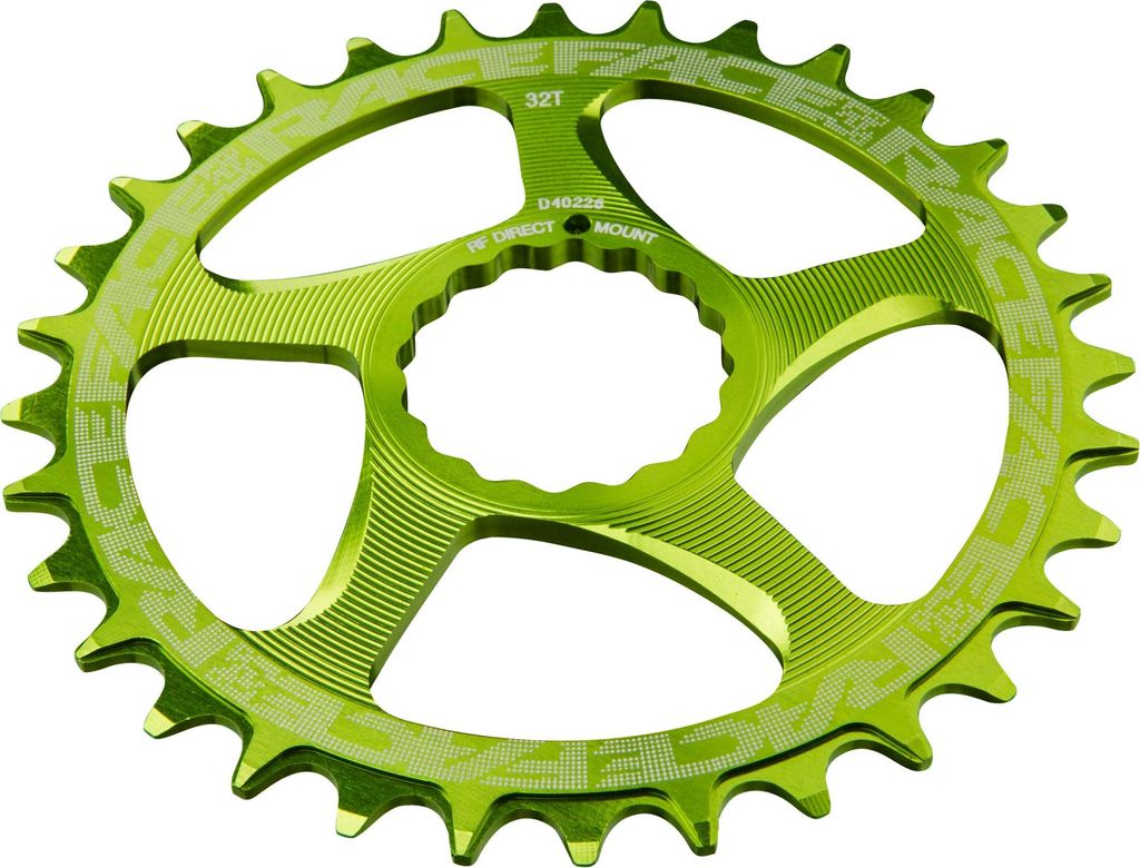 Race Face Cinch Direct Mount Kettenblatt, 52mm, 32 Z., green