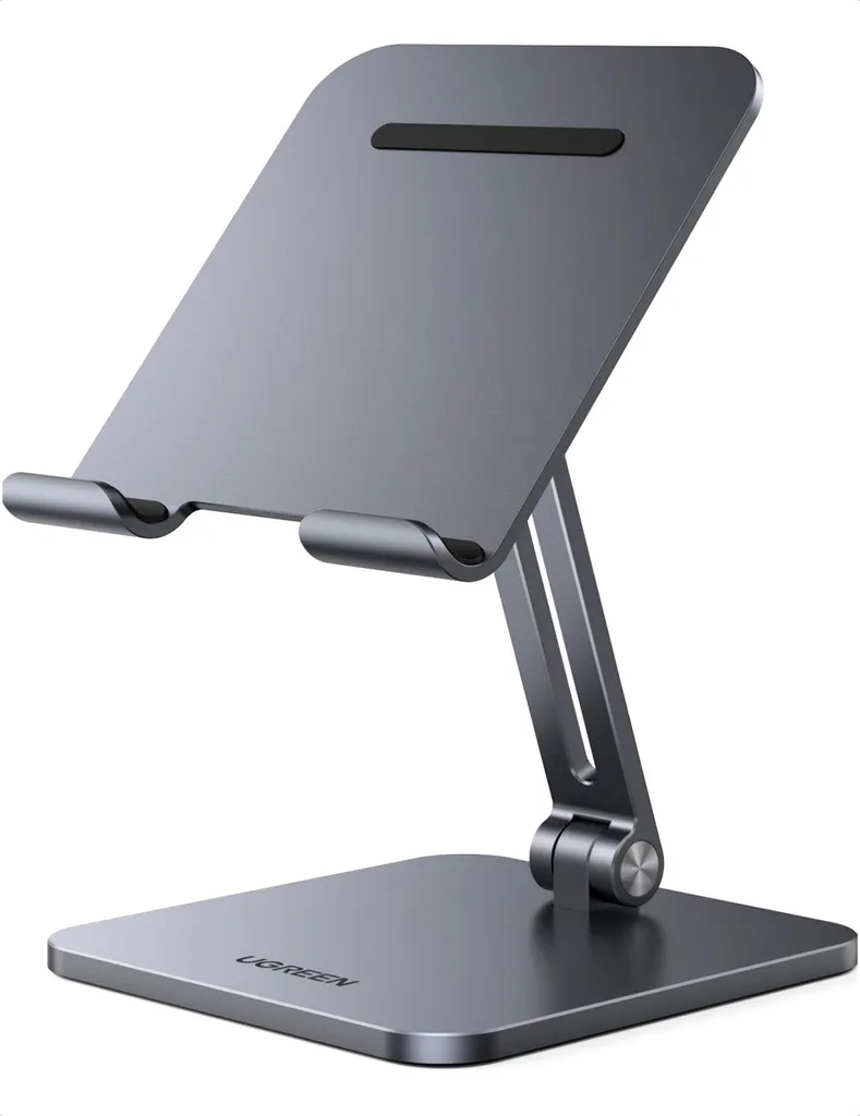 UGREEN Supporto Tablet Pieghevole Grigio | Stand iPad Multiangolo