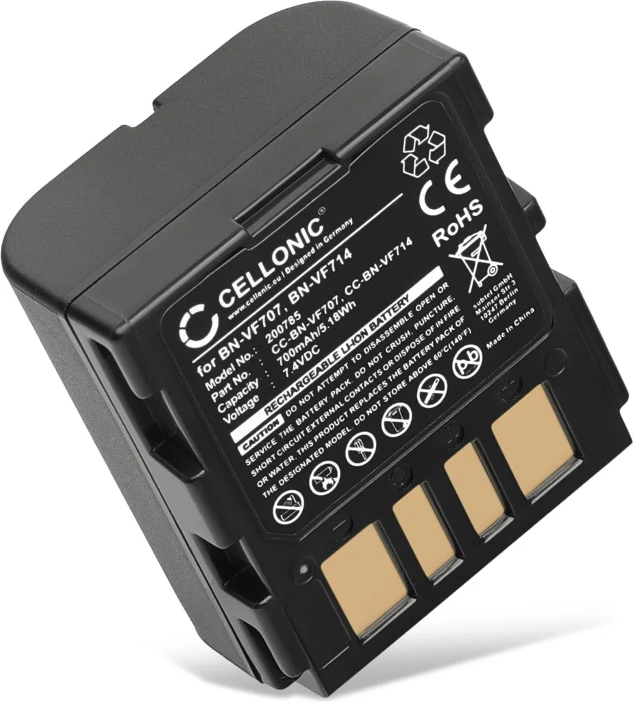 Batteria 700mAh per JVC BN-VF707U | CELLONIC Li-Ion 7.4V Alta Efficienza