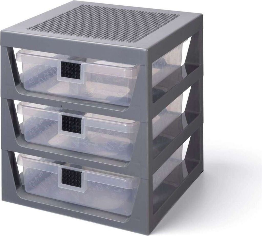 LEGO-Aufbewahrungsbox mit drei Schubladen Produktbild 