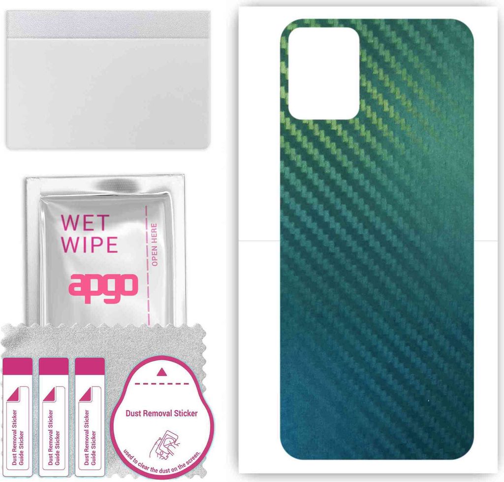 apgo Rückseite Schutzfolie, Skin, kompatibel mit T-Mobile T Phone Pro 5G, Hinten Displayschutzfolie aus Vinylfolie, kratzfest, einfache Montage - ...