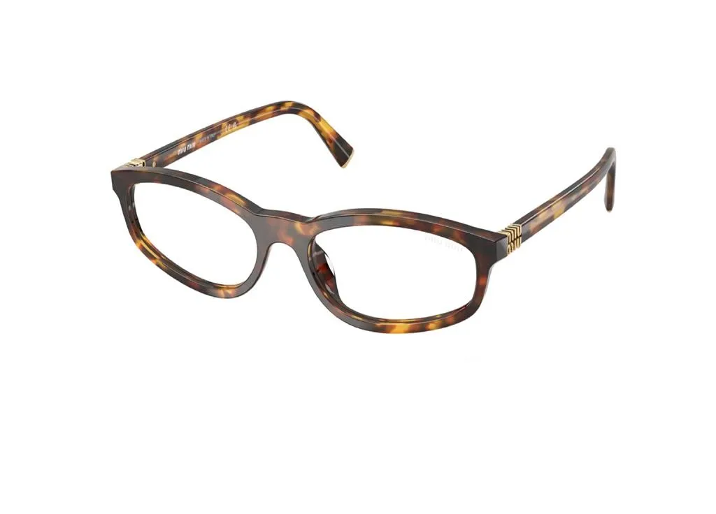 Lunettes anti-lumière bleue Miu Miu MU A06S havane pour un style élégant