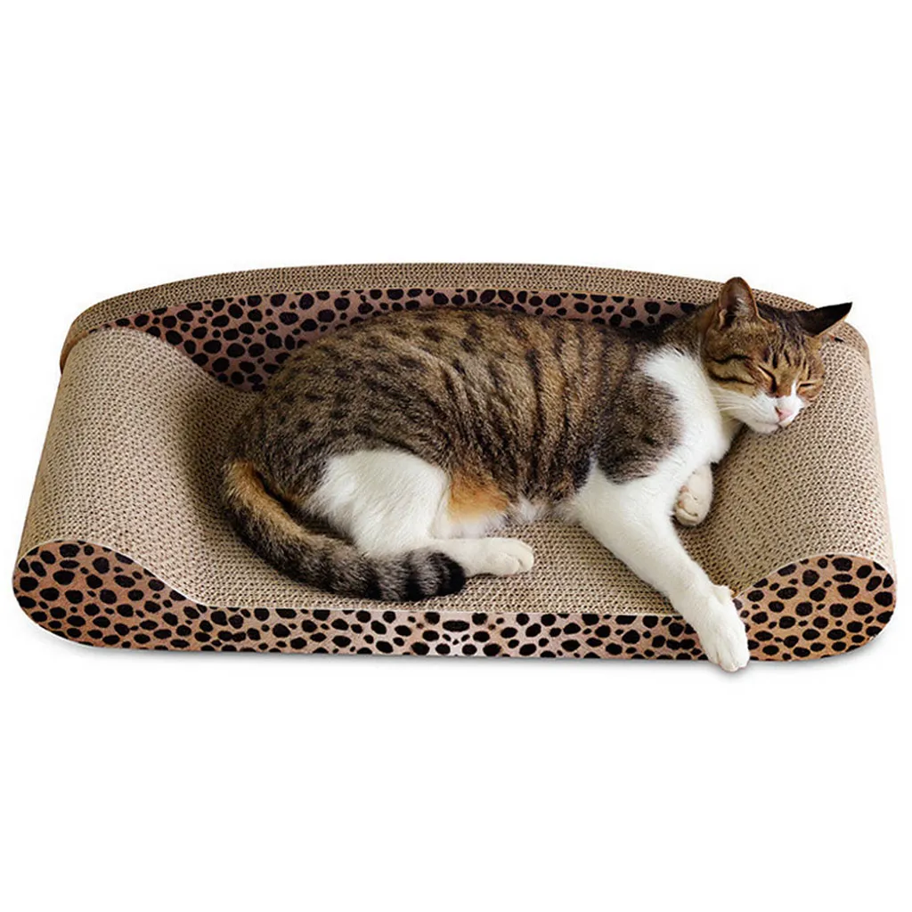 Tapis de grattage pour chat horizontal idéal pour protéger le canapé