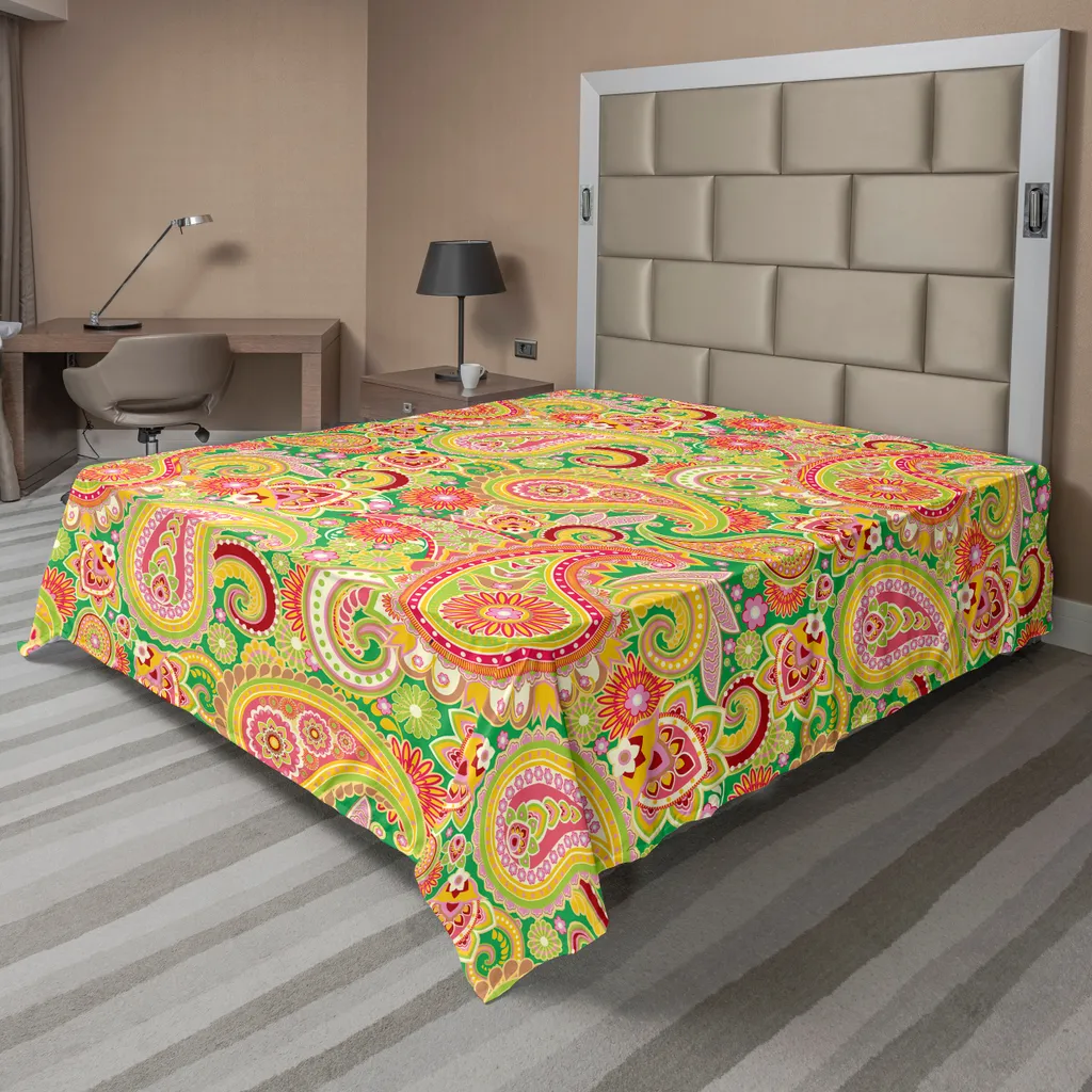 Drap de lit décoratif oriental pour transformer l'ambiance de chambre