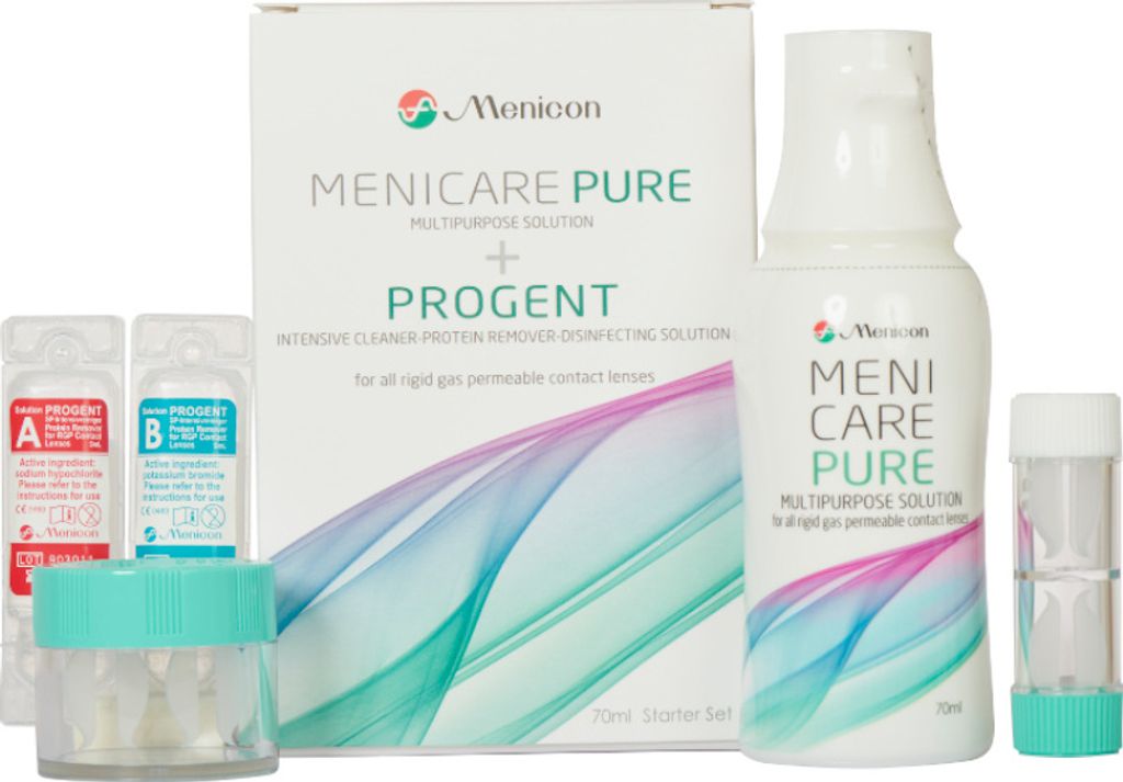 MeniCare Pure Flight pack 70ml + PROGENT Intensivreiniger 5ml A+B