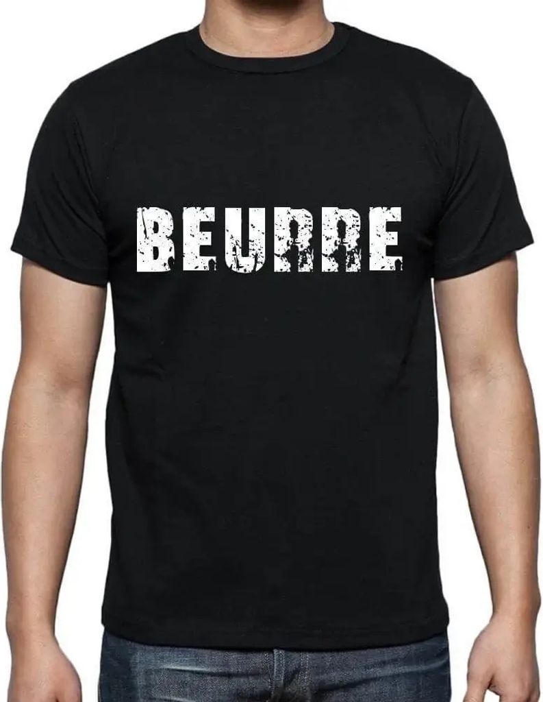 Herren Grafik T-Shirt Beurre Öko-Verantwortlich Vintage Jahrgang Kurzarm Lustige Druck Geburtstag Geschenk Mann