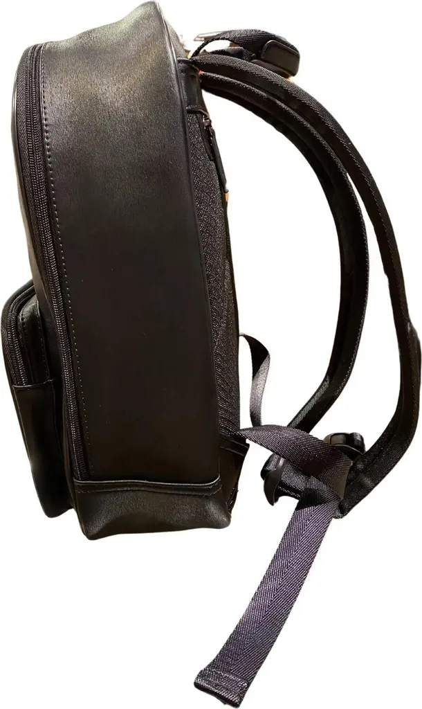 Sac à dos David William Sam zippé robuste contre le mal de dos noir