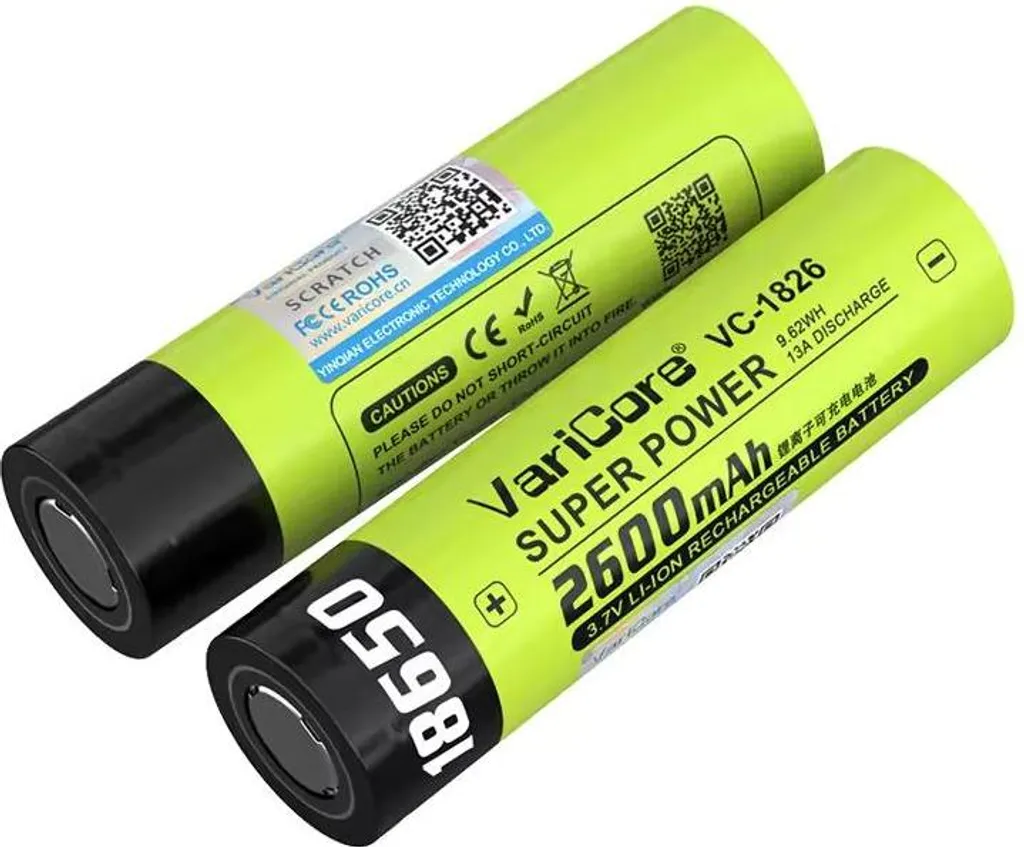 Batterie Li-ion VariCore VC-1832 18650 3200mAh Haute Performance
