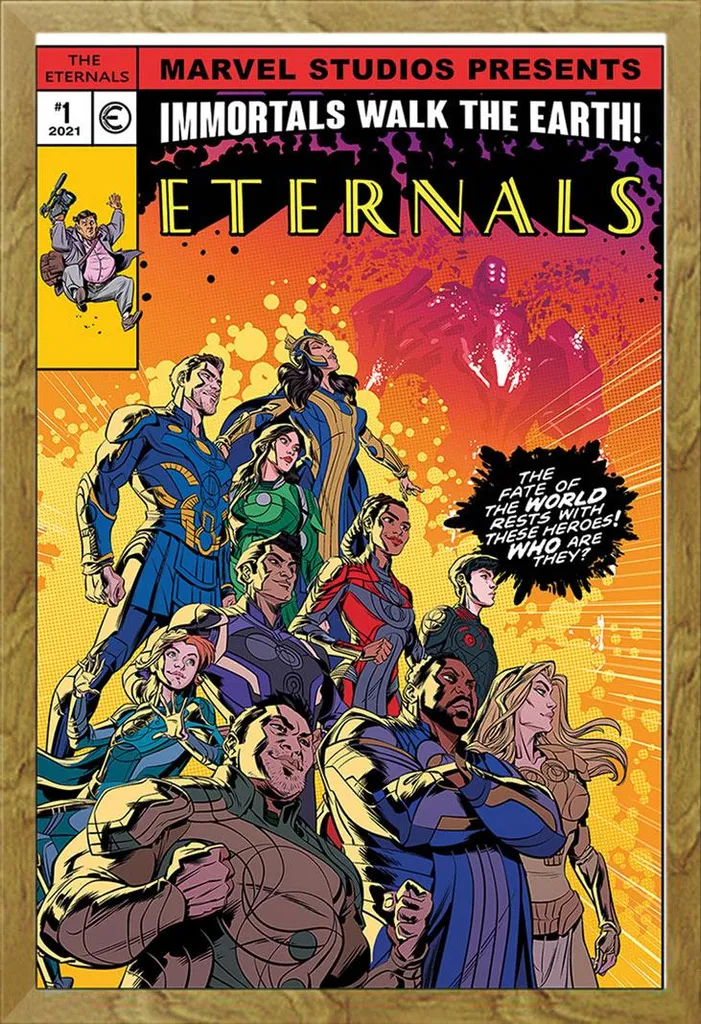 OFFERTA Poster Marvel Eternals + Cornice Shinsuke Maxi 61x91.5 Rovere