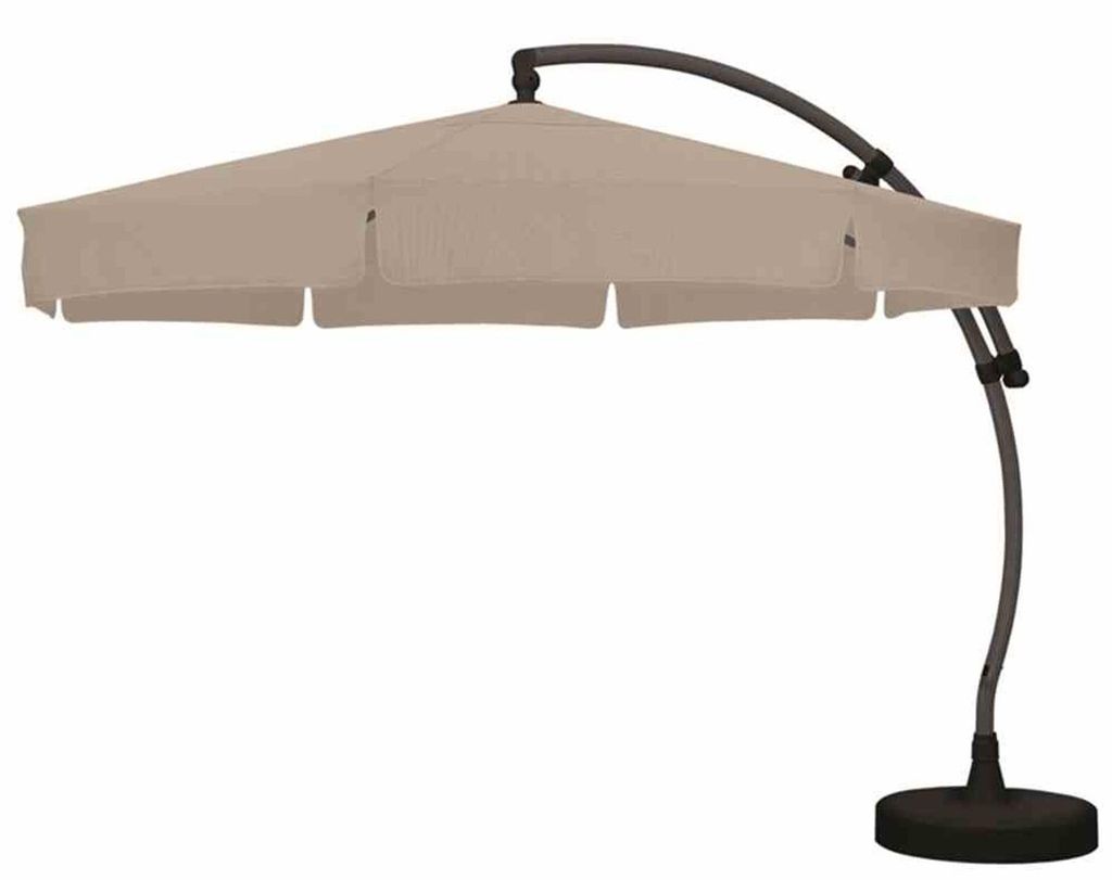 Ampelschirm Easy Sun Ø 350 cm, anthrazit / taupe Bezug Produktbild 