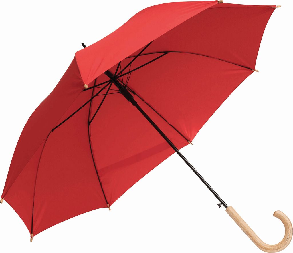 Automatik Regenschirm Ø103cm LIPSI Stockschirm Schirm recycelten Kunststoffen rot