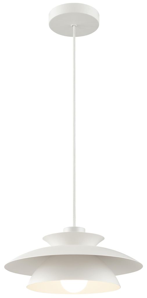 Brilliant Appia Pendelleuchte 1-flammig weiß matt E27 20W Produktbild 