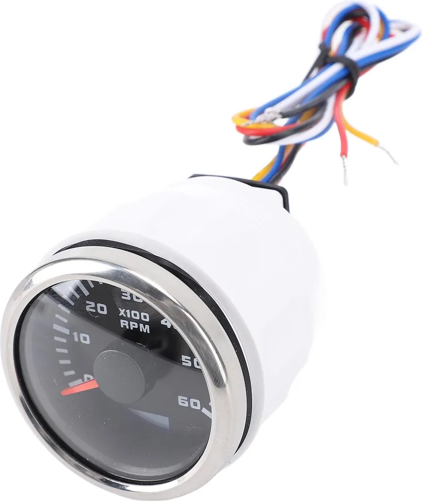 Compte-tours Universel 52mm 6000 RPM : Réparez votre Tableau de Bord - 5
