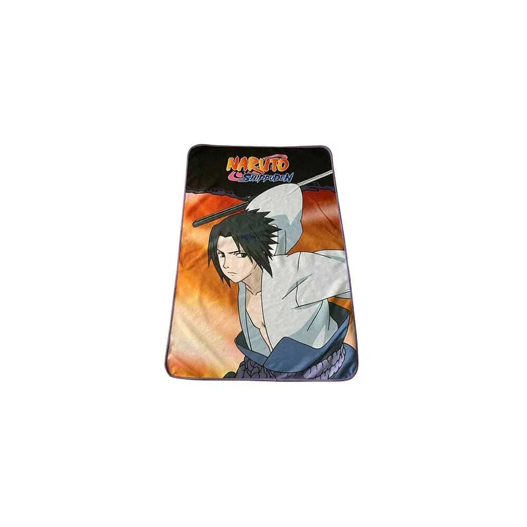 Plaid Sasuke Naruto Shippuden 100x150 cm : Finies les Soirées Froides
