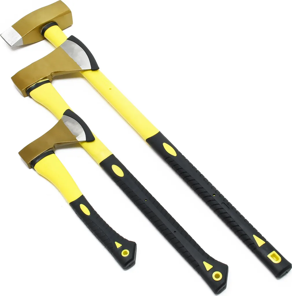 Set de 3 Haches Wiltec - Hachette & Fendeur Antidérapant - Jardin & Survie