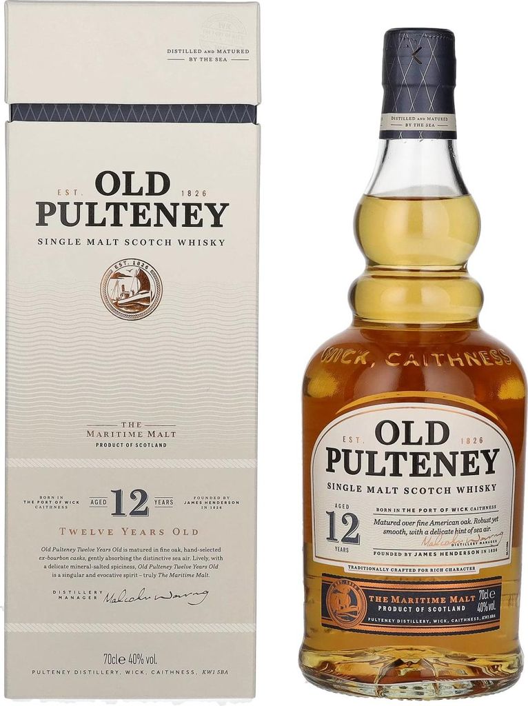 Old Pulteney 12 Years Old Single Malt Scotch Whisky 40% Image du produit 