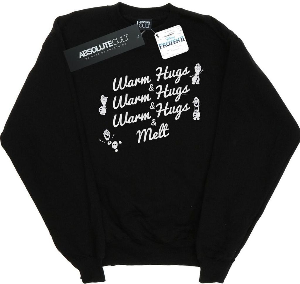 Disney - "Frozen 2 Warm Hugs And Melt" Sweatshirt für Herren BI25026 (S) (Schwarz)