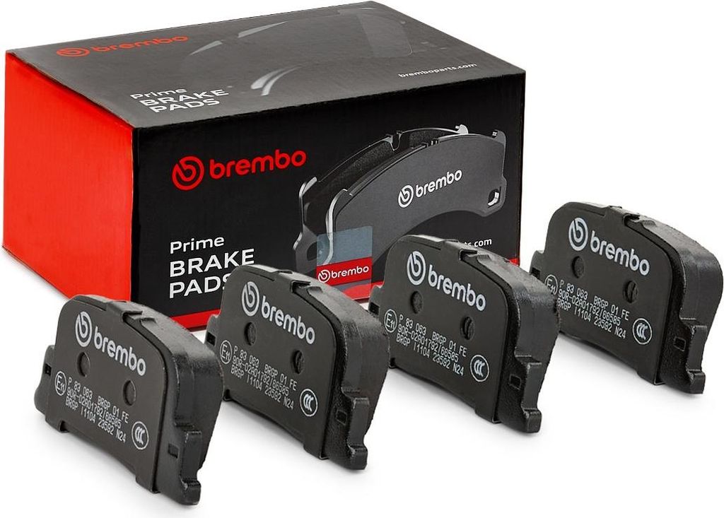 BREMBO Bremsbeläge Satz Hinten für TOYOTA PRIUS Liftback (NHW20) P 83 063