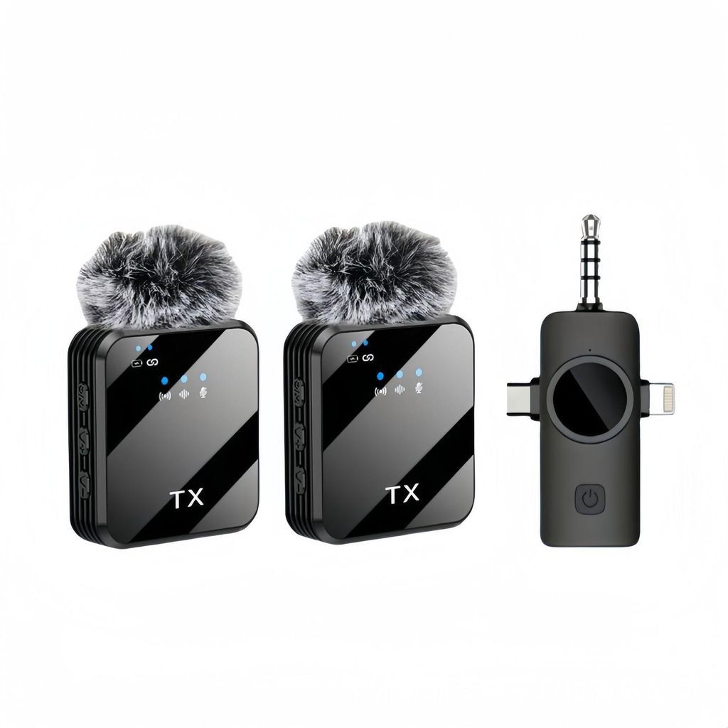Microphone cravate sans fil ZELURXX Bluetooth 5.1 Réduction Image du produit 