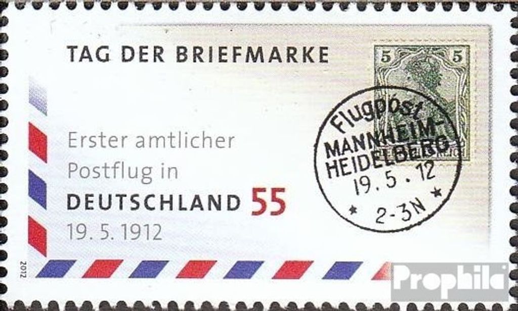 Briefmarken BRD (BR.Deutschland) 2012 Mi 2954 (kompl.Ausg.) postfrisch Tag der Briefmarke