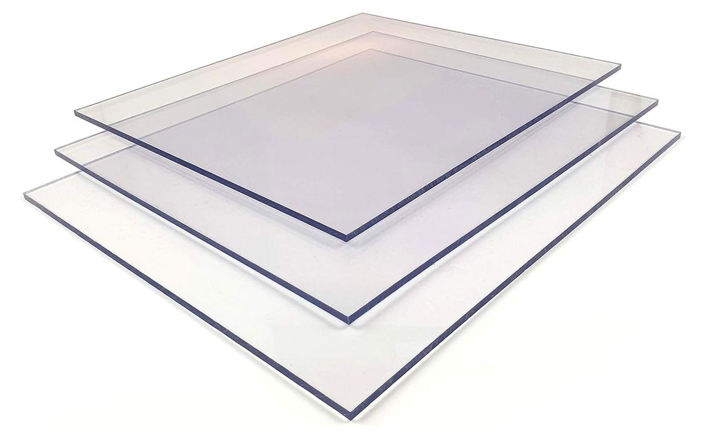 Polycarbonatplatten 3,0 mm Exolon/Makrolon UV farblos/transparent (3,0 mm, 1510 x 680 mm)