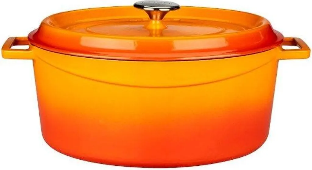 LAVA LVOTC31K2OR 7 Litri: Pentola Ghisa Professionale per Grandi Formati