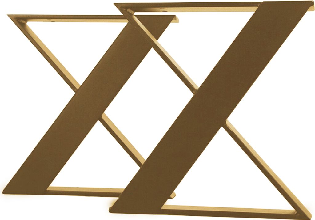 modernLOFTart Zm, Bankbeine Bankkufen Tischbeine Tischgestell Tischkufen Couchtischkufen Stahl Metall Schwarz Industrial Tisch Bank Sitzbank Coucht...