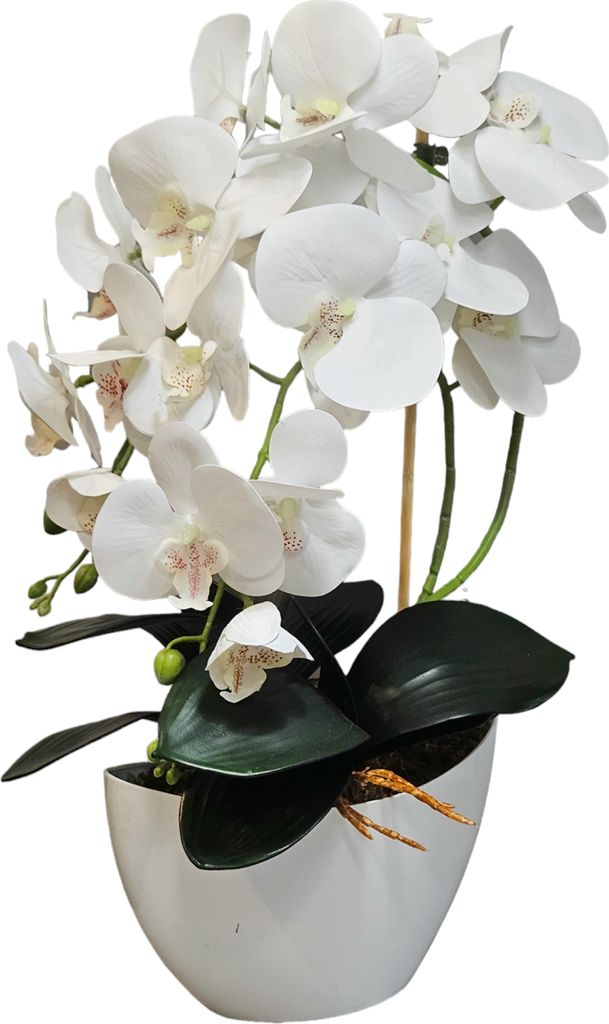 Orchidée artificielle en pot Fleurs artificielles Plantes Image du produit 