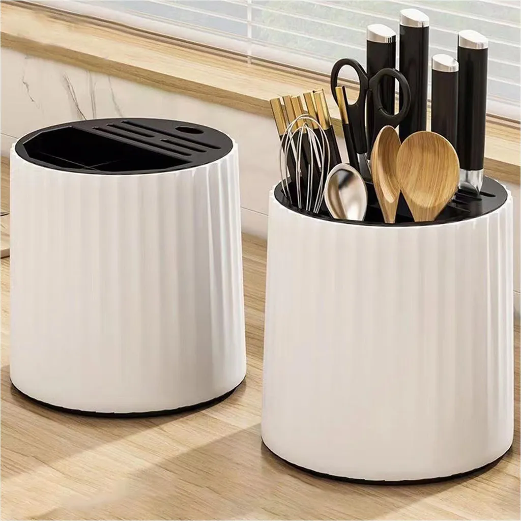 Rangement couteaux rotatif universel pour optimiser votre cuisine