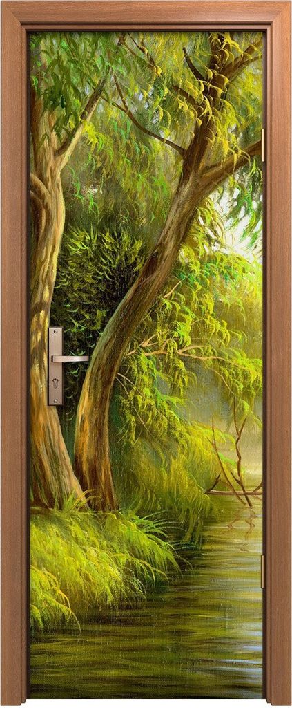 Türposter 70x200 cm Türaufkleber Türtapete Türfolie Klebefolie Wand Kunst Wohnkultur See Wasser