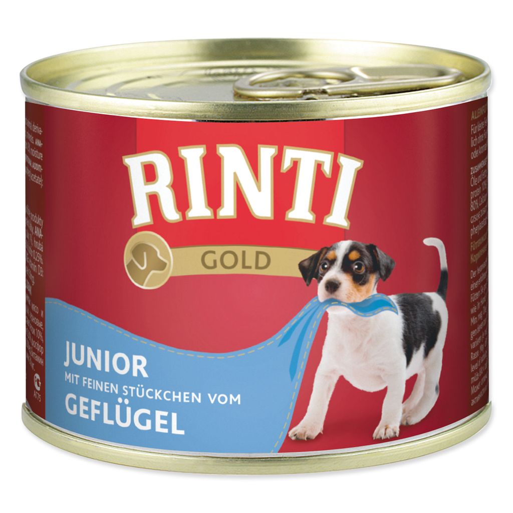 RINTI 4000158910387, Szczenięta, Drób, 185 g Zdjęcie produktu 