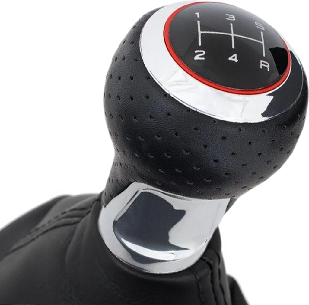 Kit pommeau de vitesse et manchette rouge pour Mercedes Classe A W168