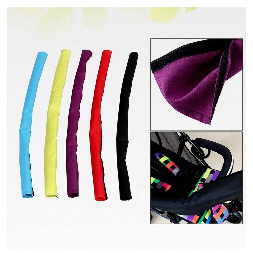 Zerodis Handschuh für Kinderwagen - Abnehmbare wasserdichte Abdeckung für Handläufe mit Griff, Haken und Klettverschluss