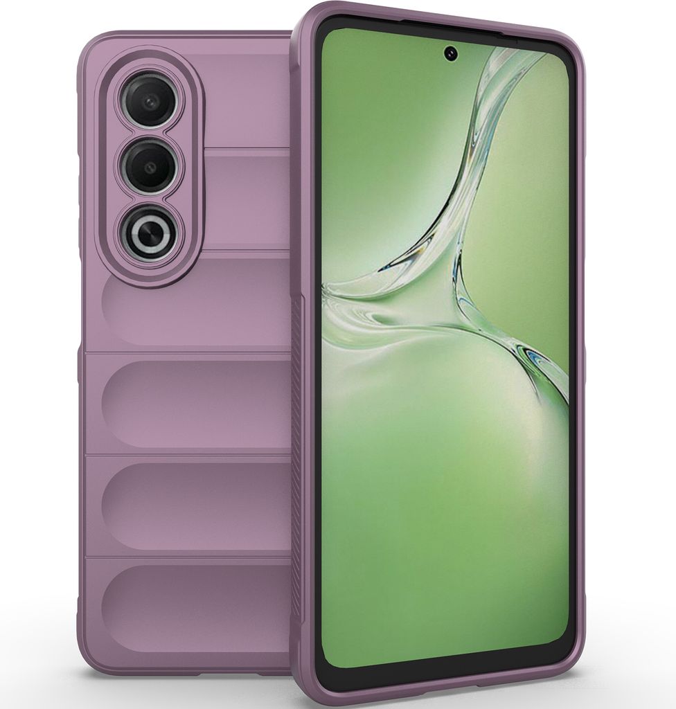 Handyhülle für Oppo K12x Weich TPU Silikon Stossfest Anti-rutsch Hülle Lila