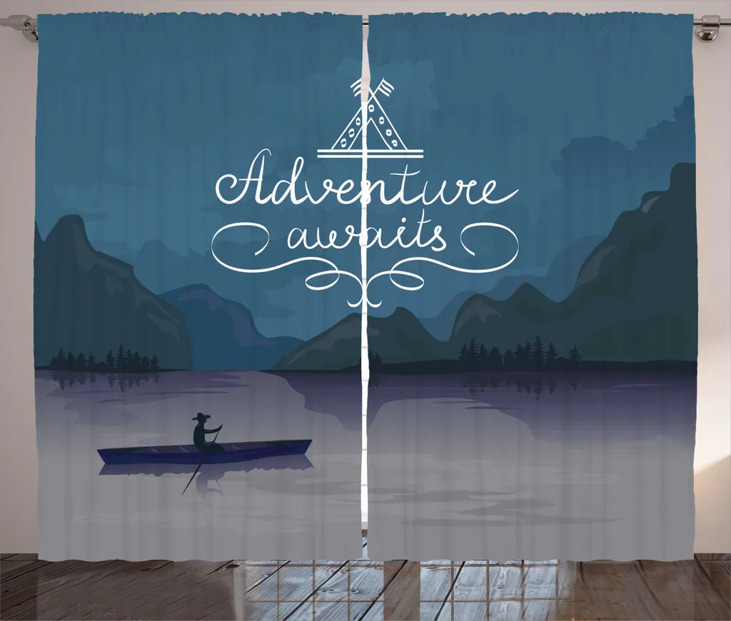 ABAKUHAUS Tenda Rustica Lago Avventura 280x245cm | Arredo Camera Viola