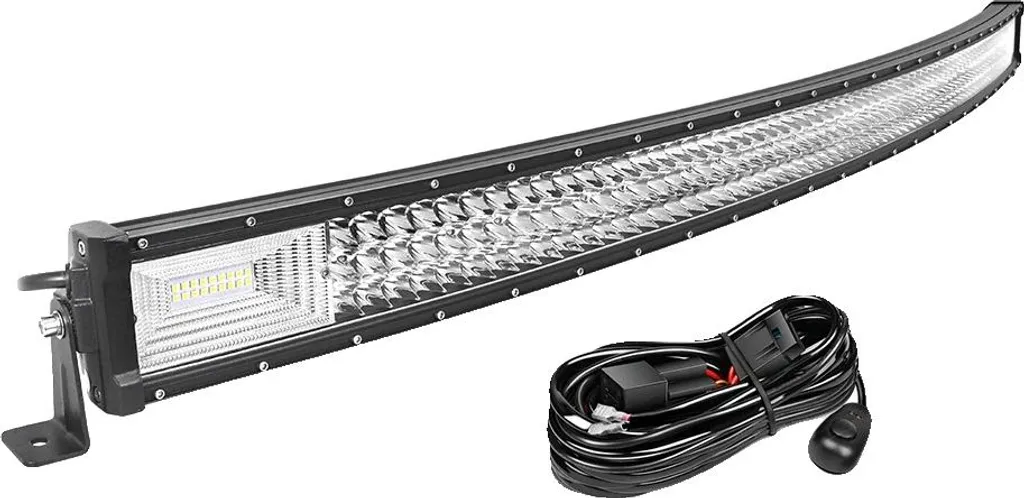 Barre LED Triple Rangée : Solution Éclairage Puissant pour Zone Obscure