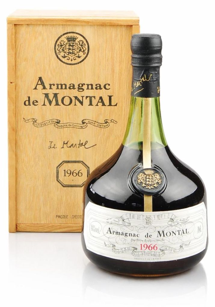 Armagnac 1966 Armagnac de Montal in Holzkiste