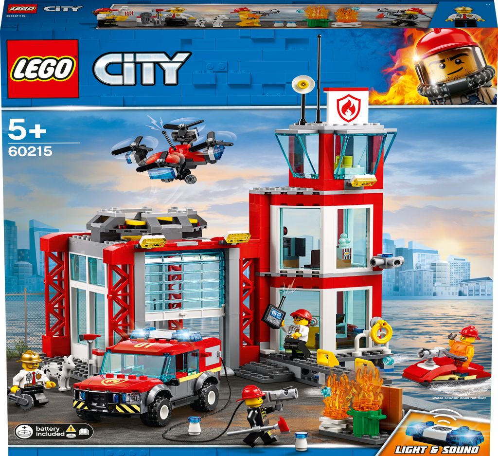 LEGO® City Caserne de pompiers, 60215 Image du produit 