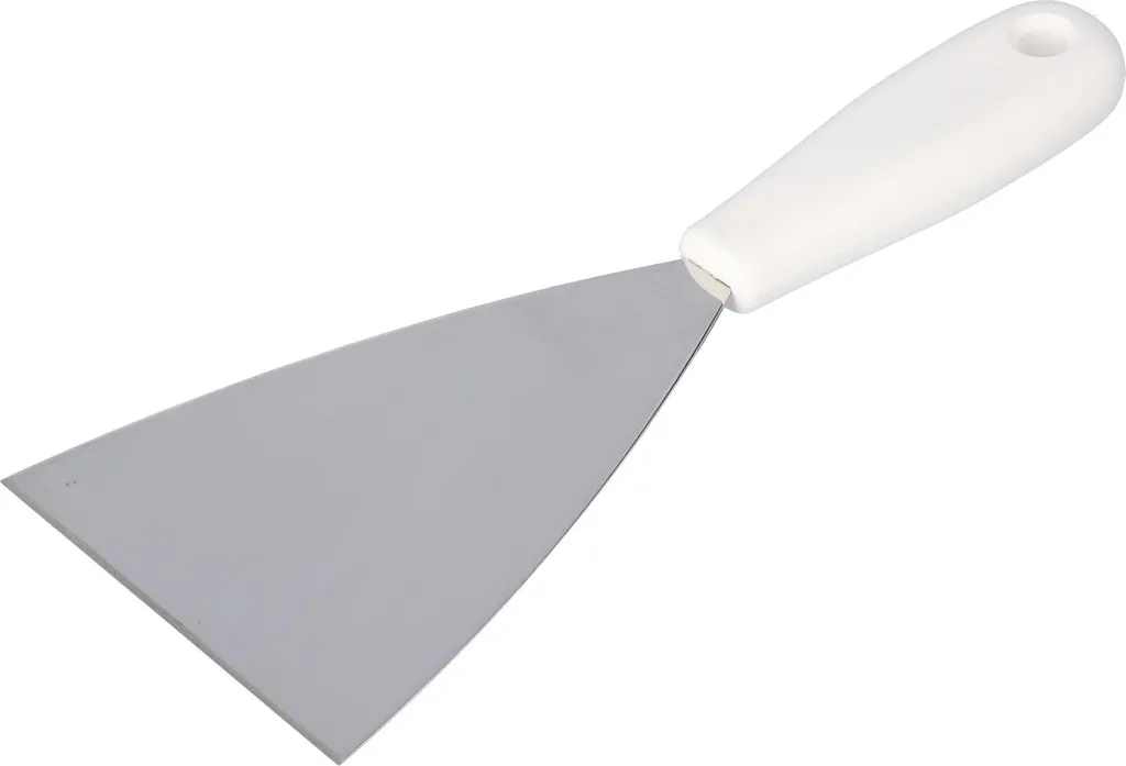 Spatule inoxydable Stubai Art. 7805 avec manche rouge ergonomique pro