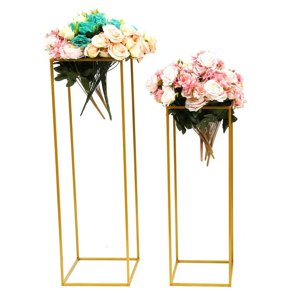 Support de Mariage Stable pour Arche de Ballons et Fleurs - Set de 2 Or - 5