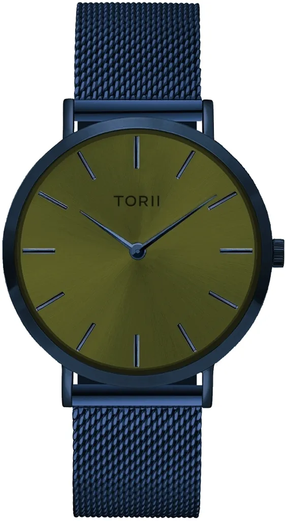 Torii N38NM.FN: Orologio Business in Acciaio Blu Navy 38mm Unisex