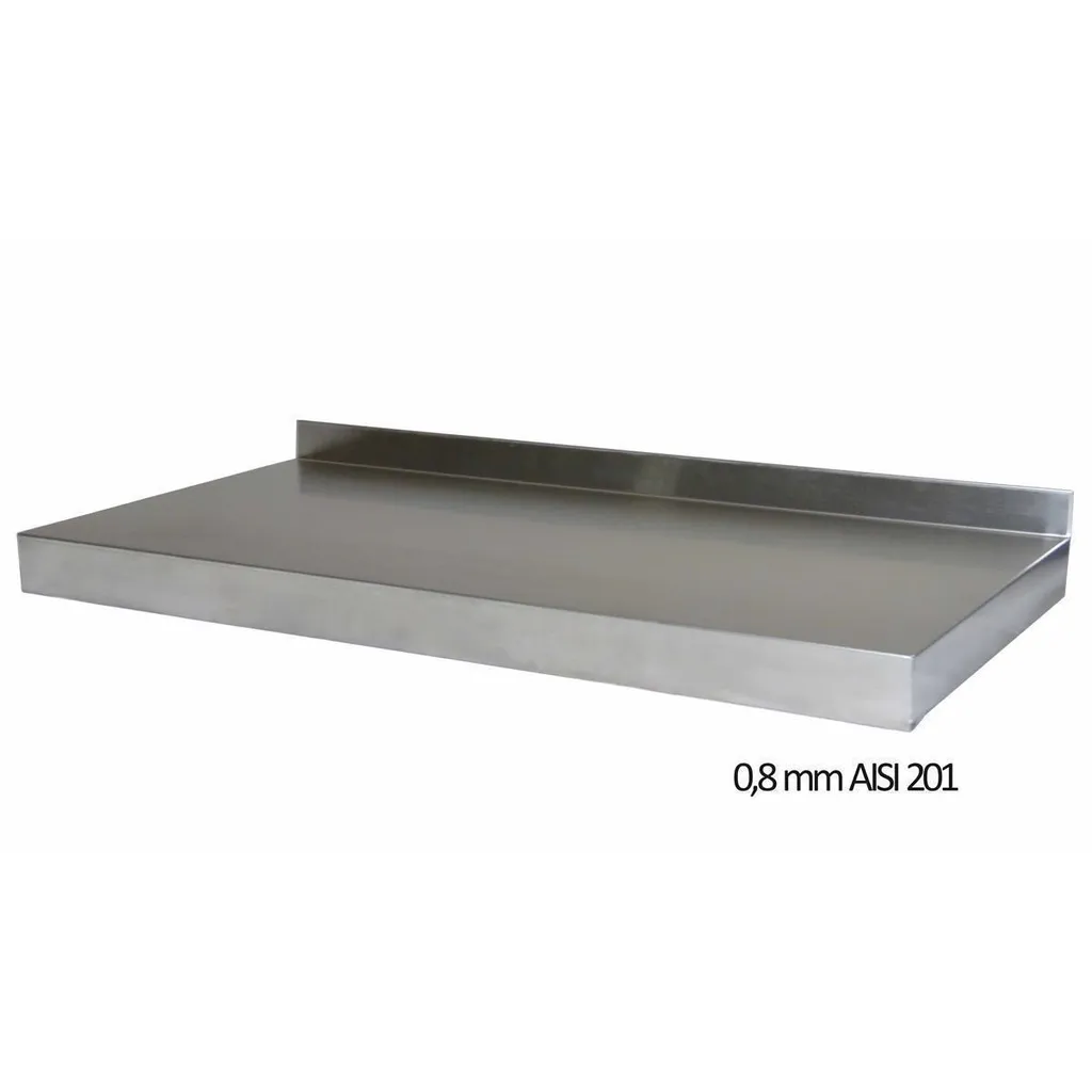 Rangement mural inox 150x40 cm - Optimisation d'espace cuisine pro - 2