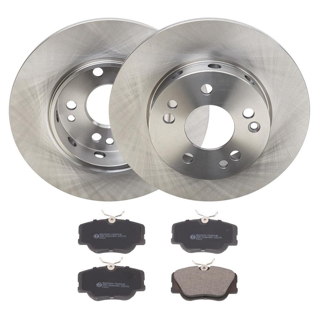 2X Bremsscheiben + Bremsbeläge Vorne