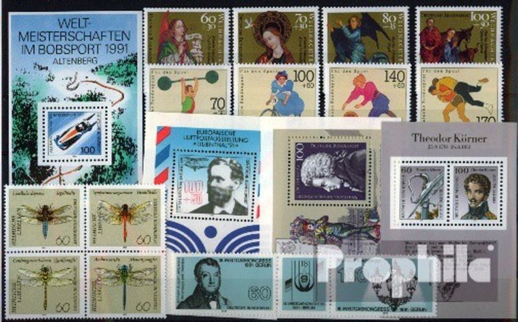 Briefmarken BRD (BR.Deutschland) 1991 1991 gestempelt